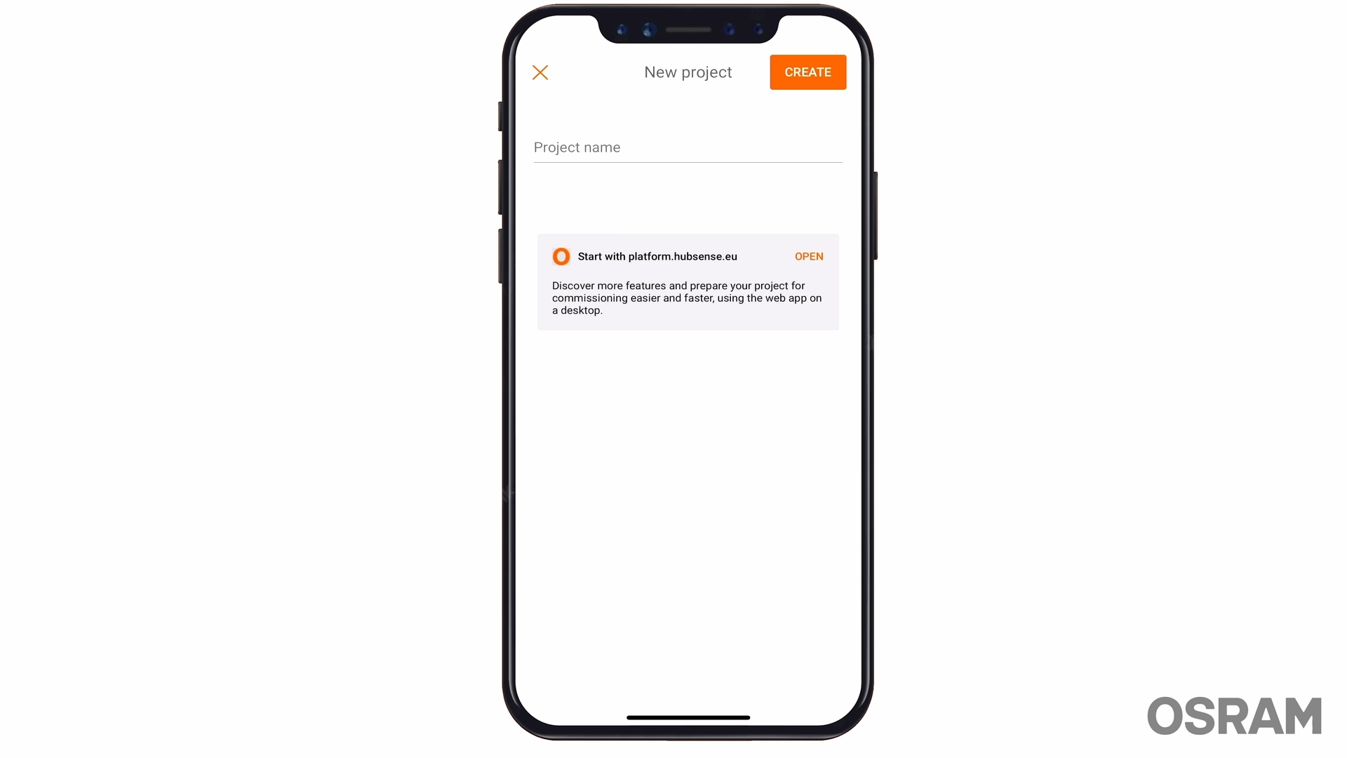 HubSense – 5. Planning: First actions on phone