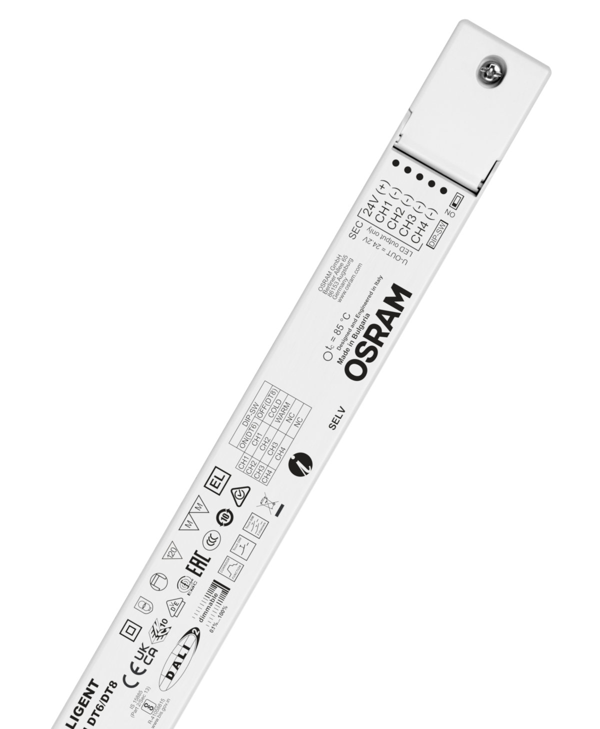 LED-Flutlichtstrahler 240W Premium 160lm/W INVENTRONICS DALI